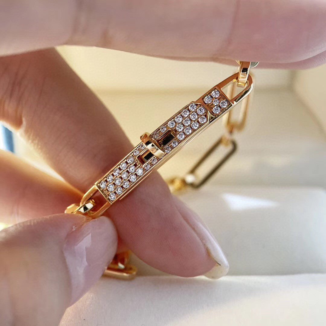 [Riva Jewelry ]CHAINE BRACELET SMALL MODEL DIAMOND