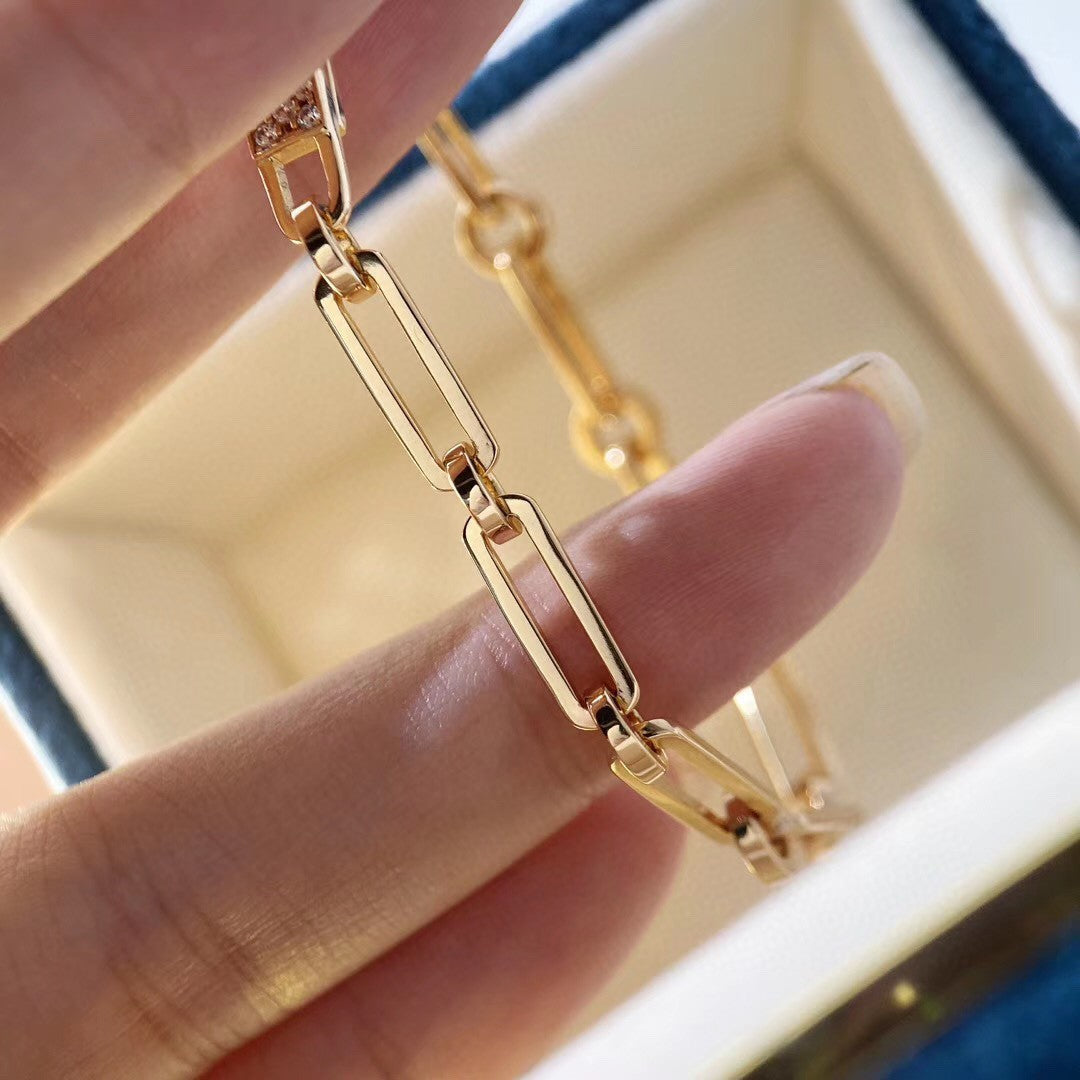 [Riva Jewelry ]CHAINE BRACELET SMALL MODEL DIAMOND