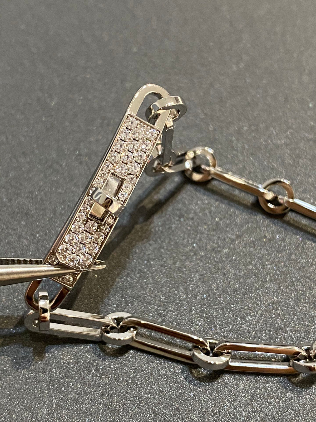 [Riva Jewelry ]CHAINE BRACELET SMALL MODEL DIAMOND