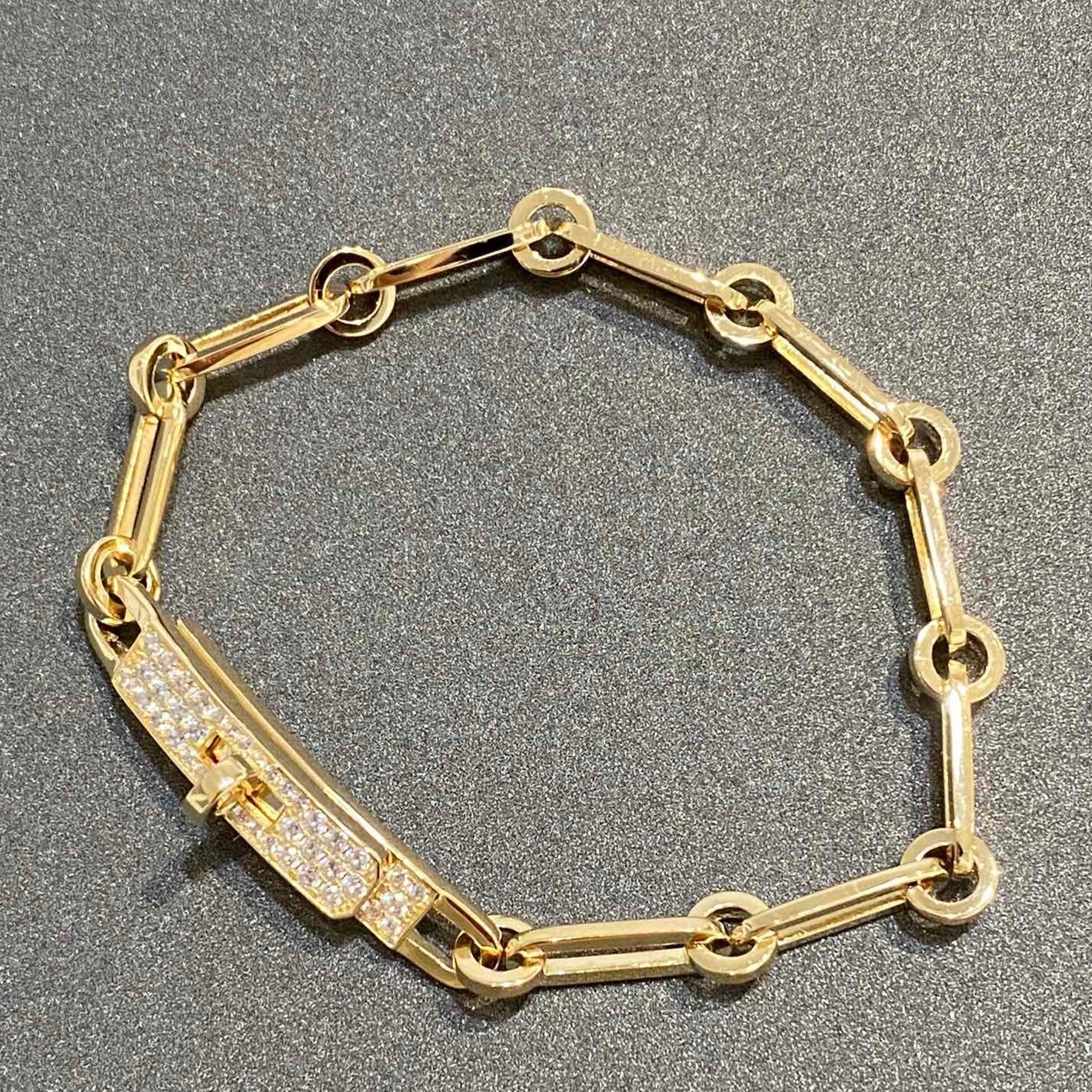 [Riva Jewelry]CHAINE BRACELET SMALL MODEL DIAMOND
