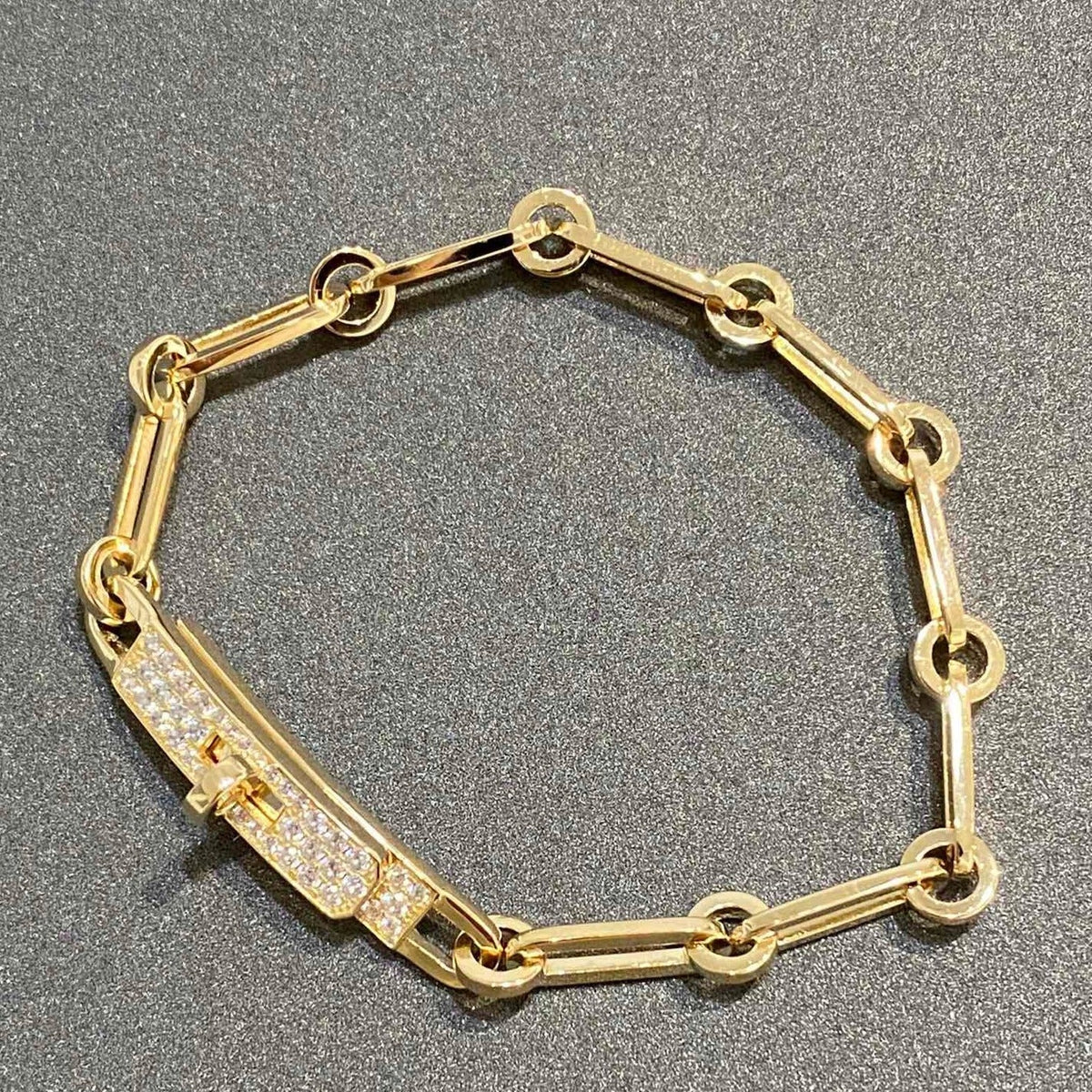 [Riva Jewelry ]CHAINE BRACELET SMALL MODEL DIAMOND
