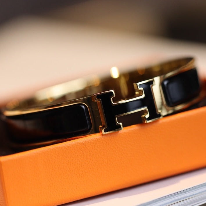 [Riva Jewelry ]H BRACELET 12MM GOLD
