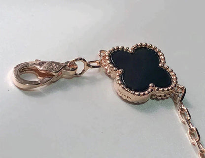 [Riva Jewelry ]CLOVER 5 MOTIFS MULTICOLOR BRACELET