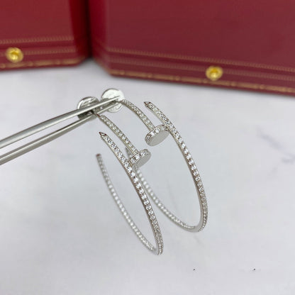 [Riva Jewelry ]JUSTE EARRINGS FULL DIAMONDS 1.8MM