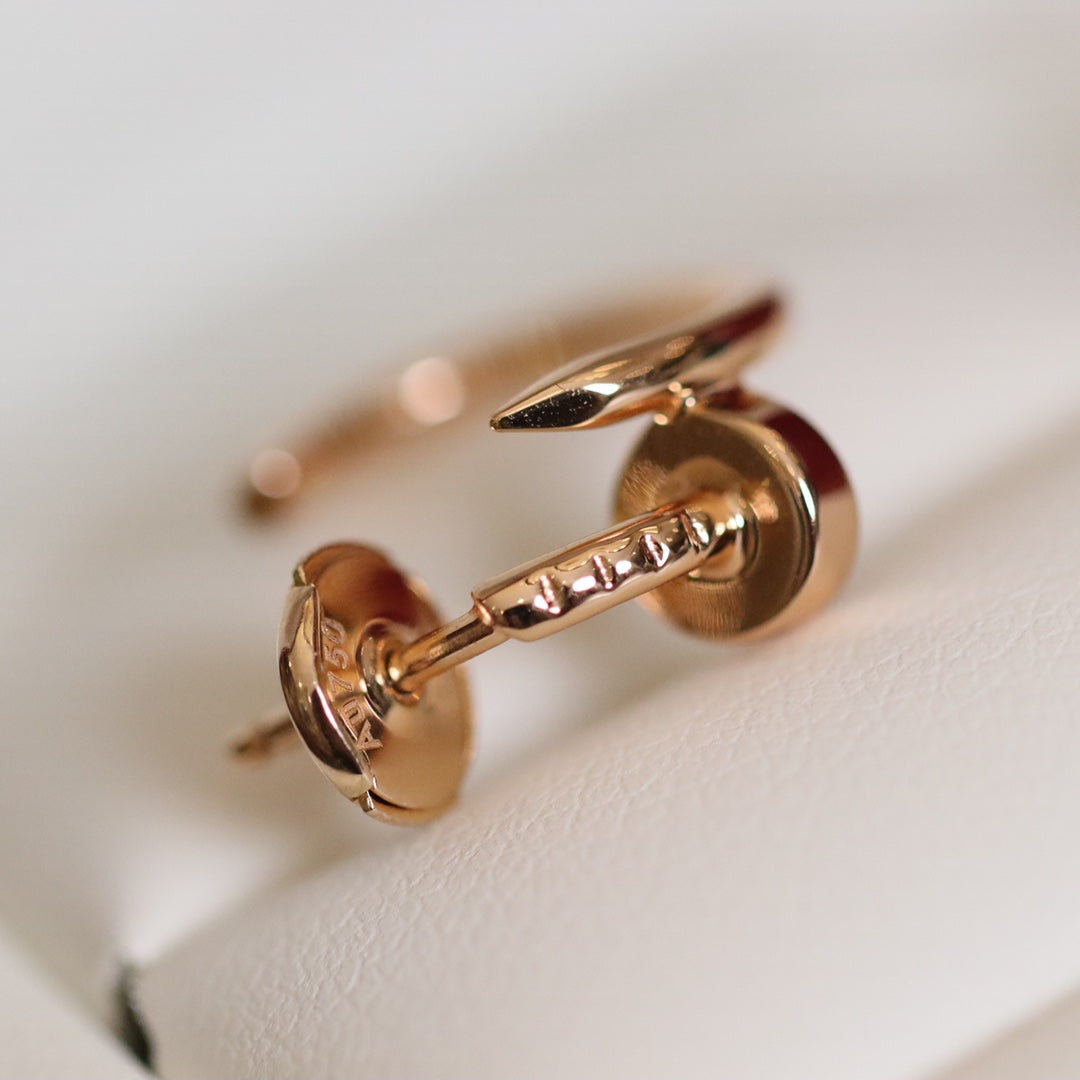 [Riva Jewelry ]JUSTE EARRINGS PINK GOLD