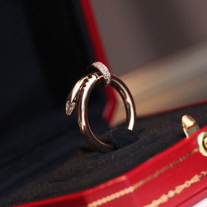 [Riva Jewelry ]JUSTE RING 2.65MM PINK GOLD DIAMOND