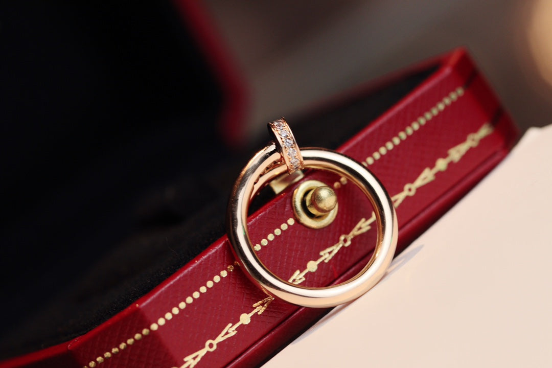 [Riva Jewelry ]JUSTE RING 2.65MM PINK GOLD DIAMOND