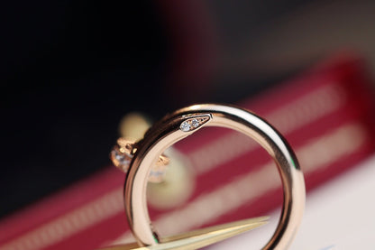 [Riva Jewelry ]JUSTE RING 2.65MM PINK GOLD DIAMOND