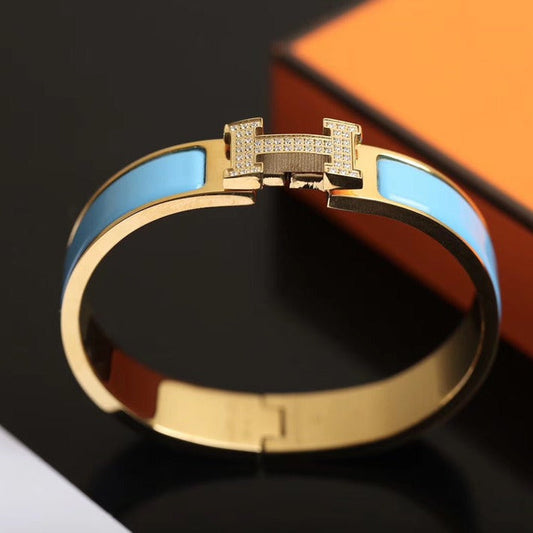 [Riva Jewelry]H WOLKENBLAUES ARMBAND GOLD DIAMANT
