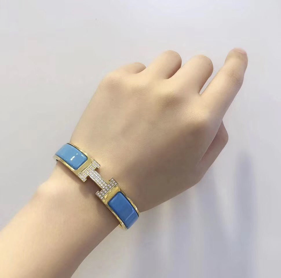 [Riva Jewelry ]H CLOUD BLUE BRACELET GOLD DIAMOND