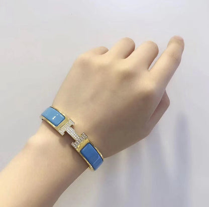 [Riva Jewelry ]H CLOUD BLUE BRACELET GOLD DIAMOND