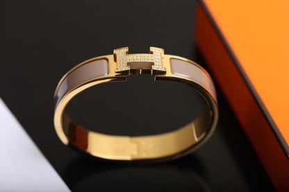 [Riva Jewelry ]H BRACELET GOLD DIAMOND