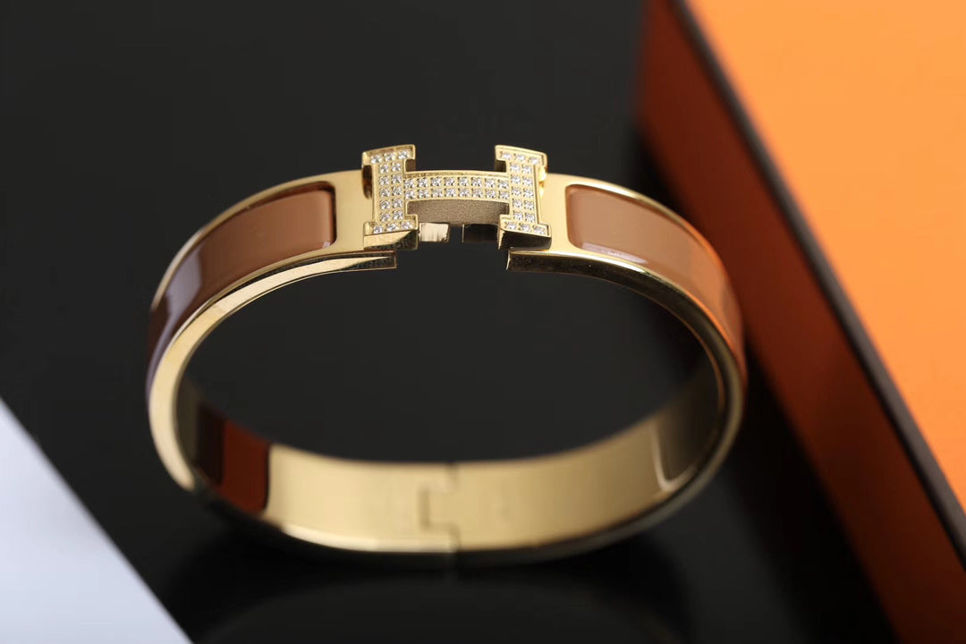[Riva Jewelry ]H BRACELET GOLD DIAMOND