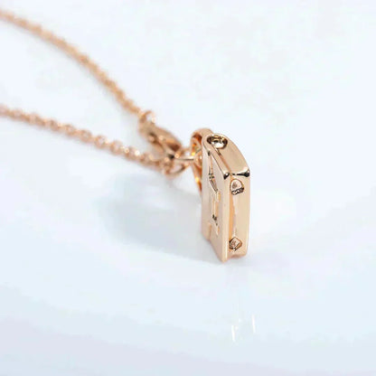 [Riva Jewelry ]AMULETTE PEDANT ROSE GOLD NECKLACE