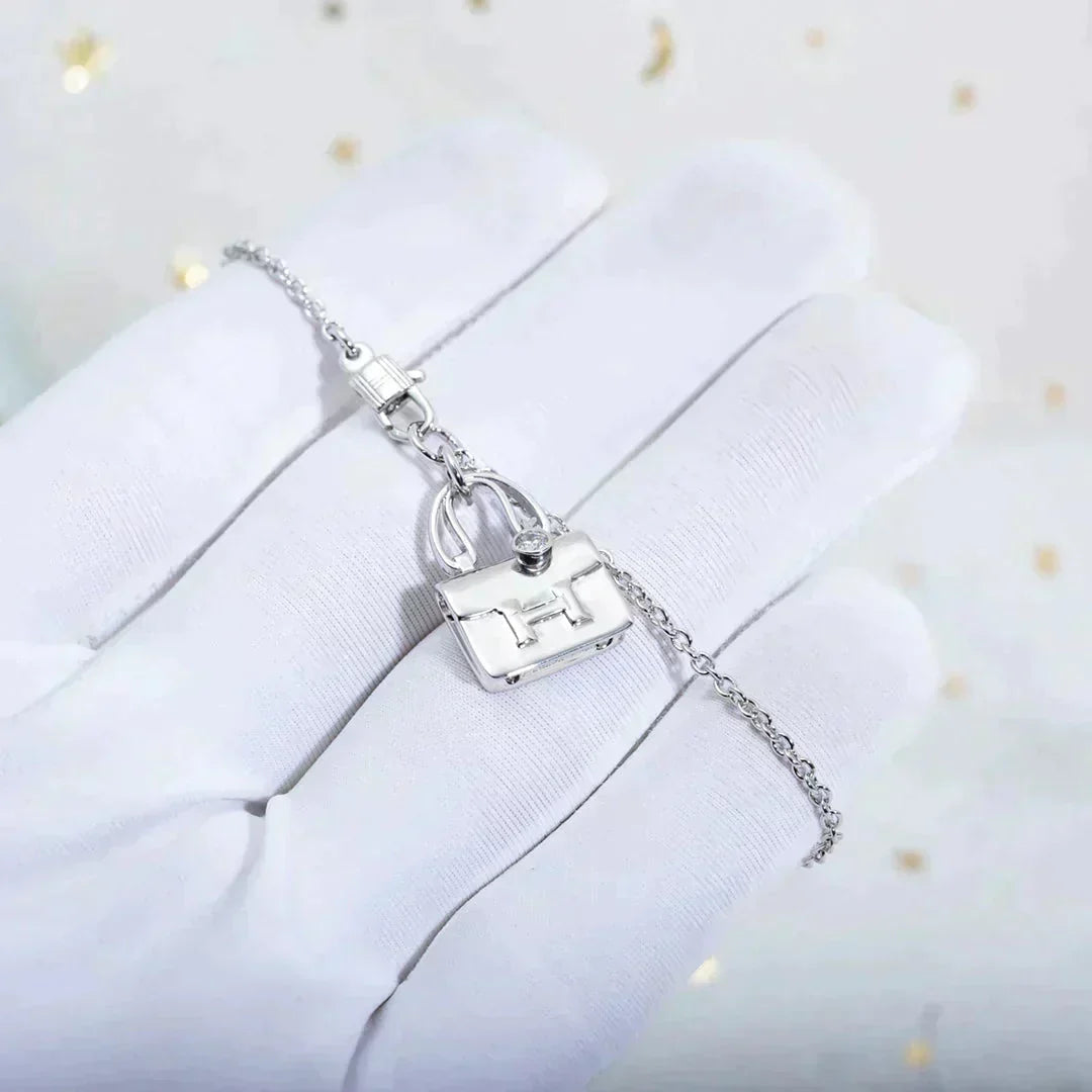 [Riva Jewelry]AMULETTE PEDANT SILVER NECKLACE