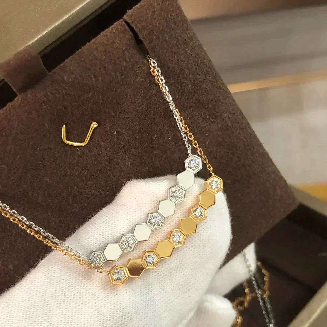[Riva Jewelry ]BEE LOVE NECKLACE DIAMOND