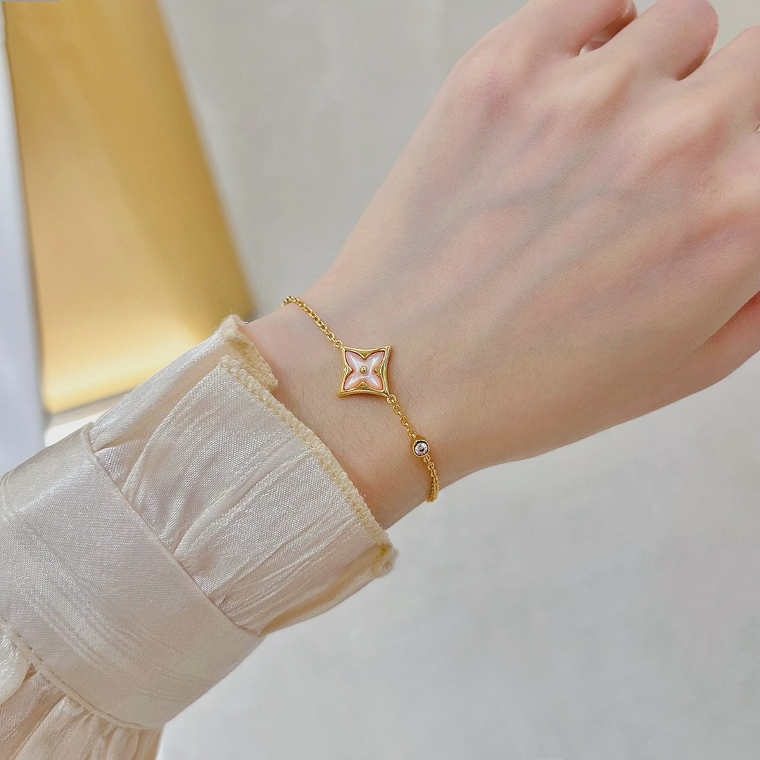 [Riva Jewelry]STAR 1 DIAMANT ROSÉGOLD ARMREIF