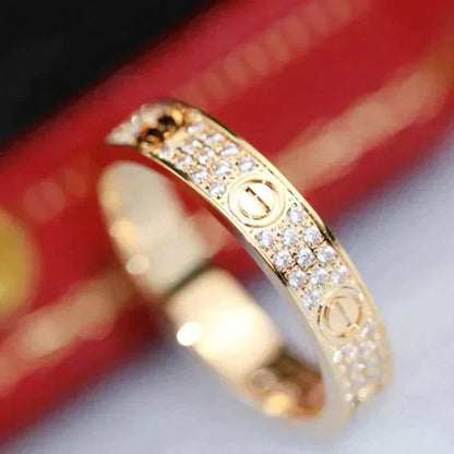 [Riva Jewelry ]LOVE RING 3.6MM DIAMOND PAVED