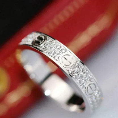 [Riva Jewelry ]LOVE RING 3.6MM DIAMOND PAVED