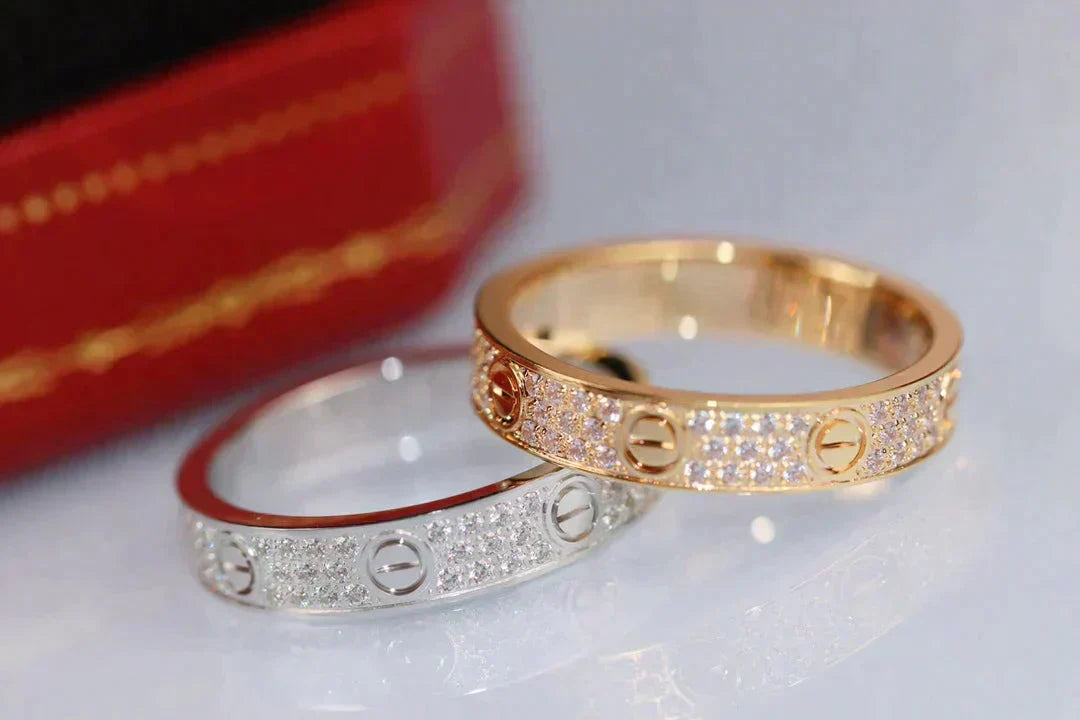 [Riva Jewelry ]LOVE RING 3.6MM DIAMOND PAVED
