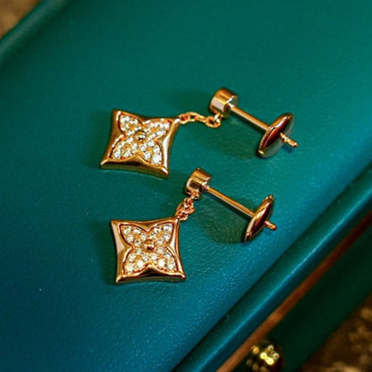 [Riva Jewelry]STERN DIAMANT OHRRINGE GOLD