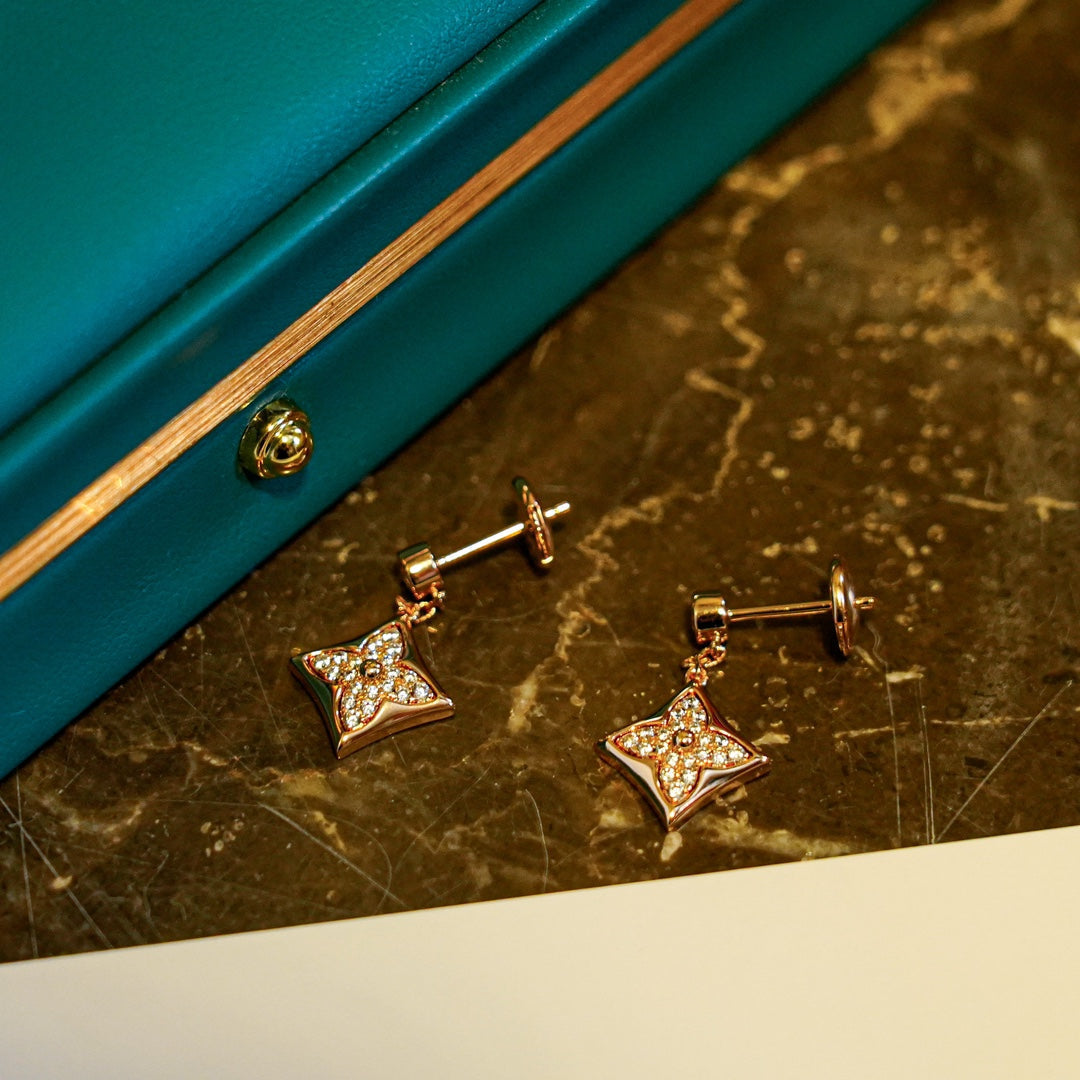 [Riva Jewelry]STERN DIAMANT OHRRINGE GOLD
