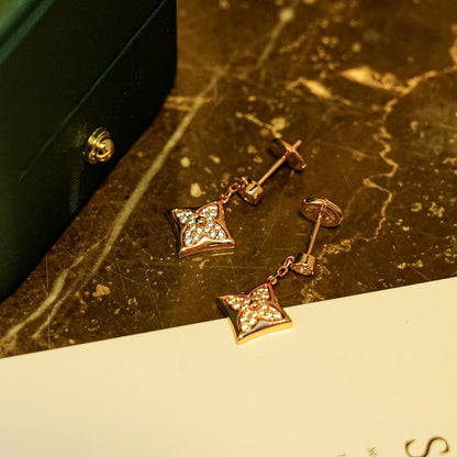 [Riva Jewelry]STERN DIAMANT OHRRINGE GOLD