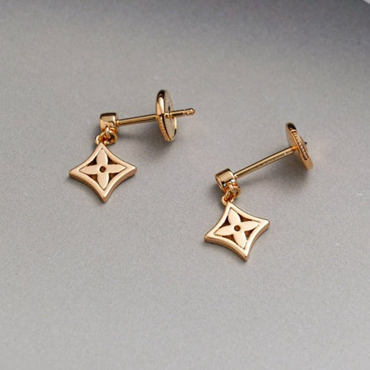 [Riva Jewelry]スターイヤリング ゴールド