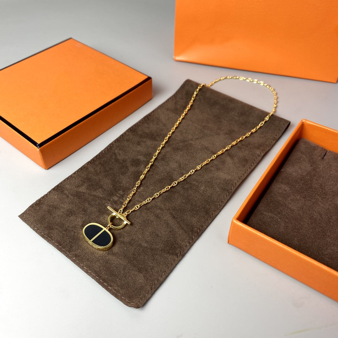 [Riva Jewelry]KETTE VERSO BLACK KERAMIK-HALSKETTE