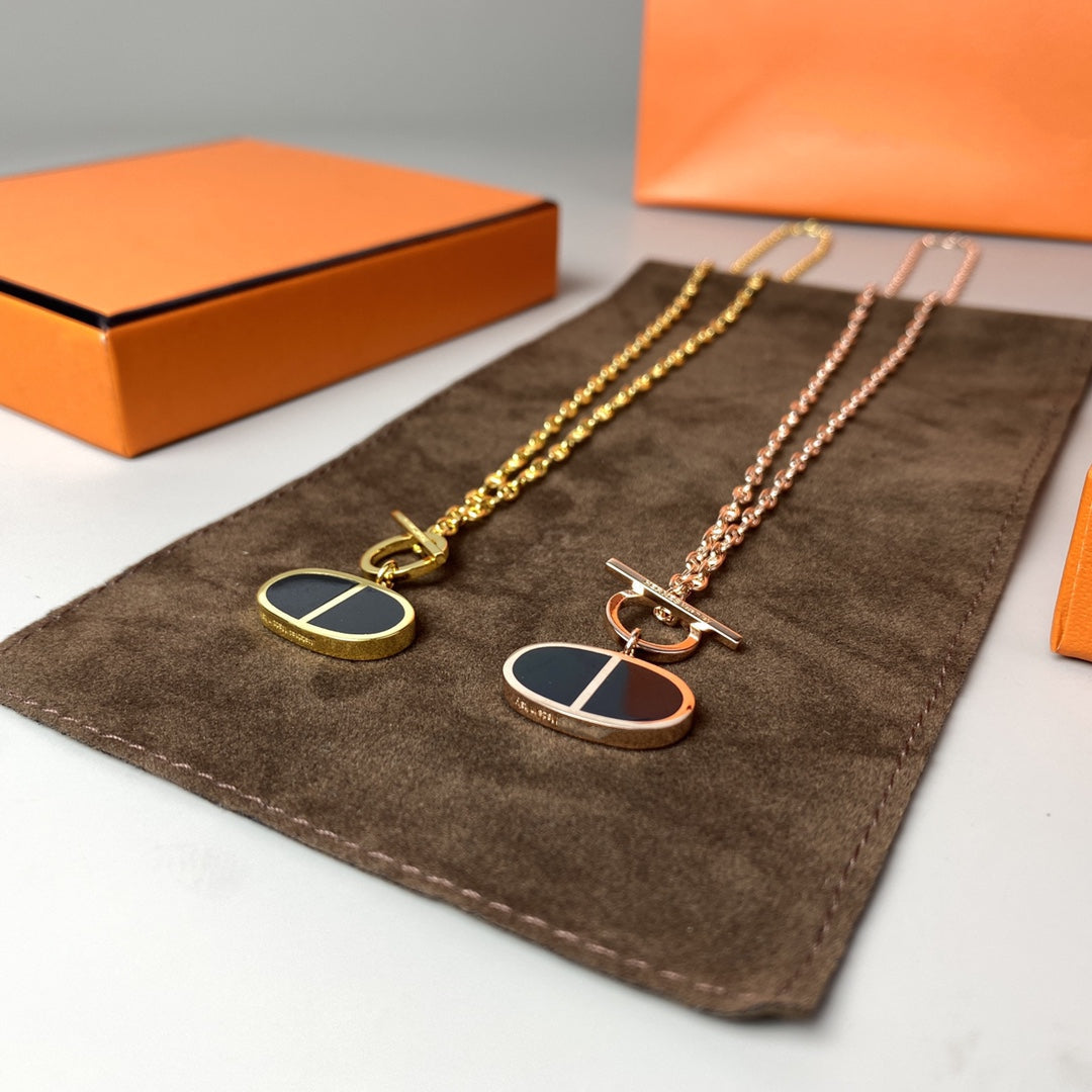 [Riva Jewelry]KETTE VERSO BLACK KERAMIK-HALSKETTE