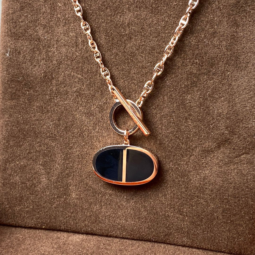 [Riva Jewelry]KETTE VERSO BLACK KERAMIK-HALSKETTE