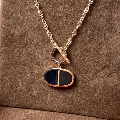[Riva Jewelry]KETTE VERSO BLACK KERAMIK-HALSKETTE