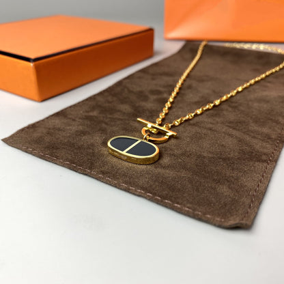 [Riva Jewelry]KETTE VERSO BLACK KERAMIK-HALSKETTE