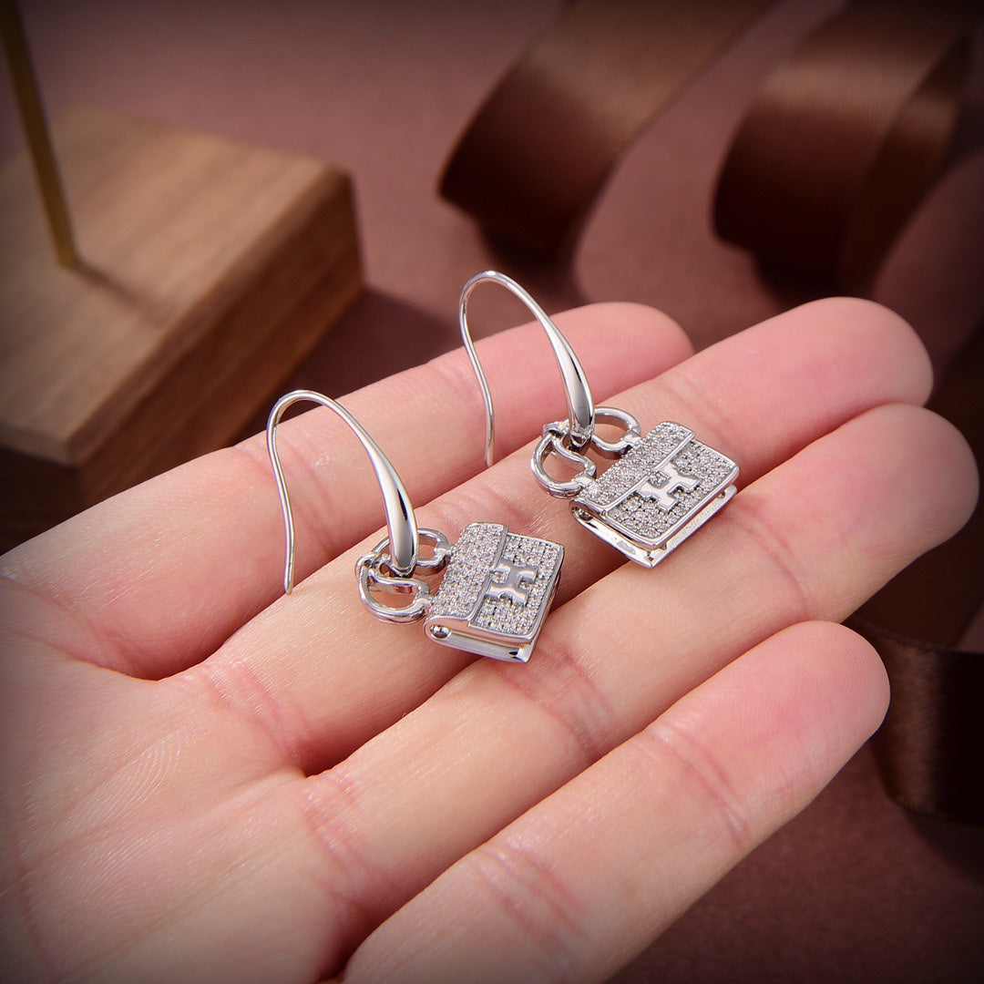 [Riva Jewelry ]KELLY DIAMOND EARRINGS