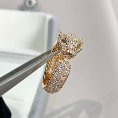 [Riva Jewelry ]PANTHERE PINK GOLD DIAMOND RING