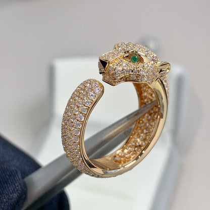 [Riva Jewelry ]PANTHERE PINK GOLD DIAMOND RING