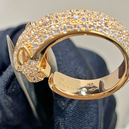 [Riva Jewelry ]PANTHERE PINK GOLD DIAMOND RING