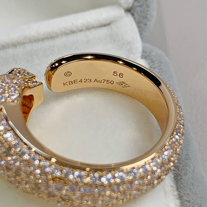 [Riva Jewelry ]PANTHERE PINK GOLD DIAMOND RING