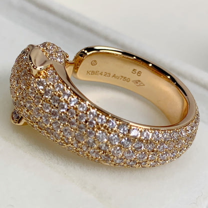 [Riva Jewelry ]PANTHERE PINK GOLD DIAMOND RING