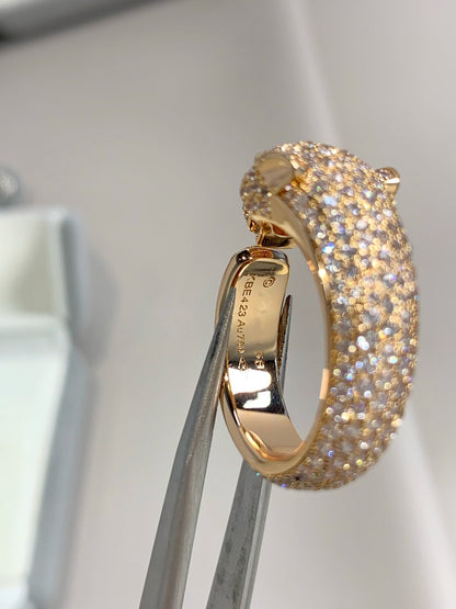 [Riva Jewelry ]PANTHERE PINK GOLD DIAMOND RING