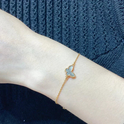 [Riva Jewelry ]BUTTERFLY DARK MOP BUTTERFLY BRACELET