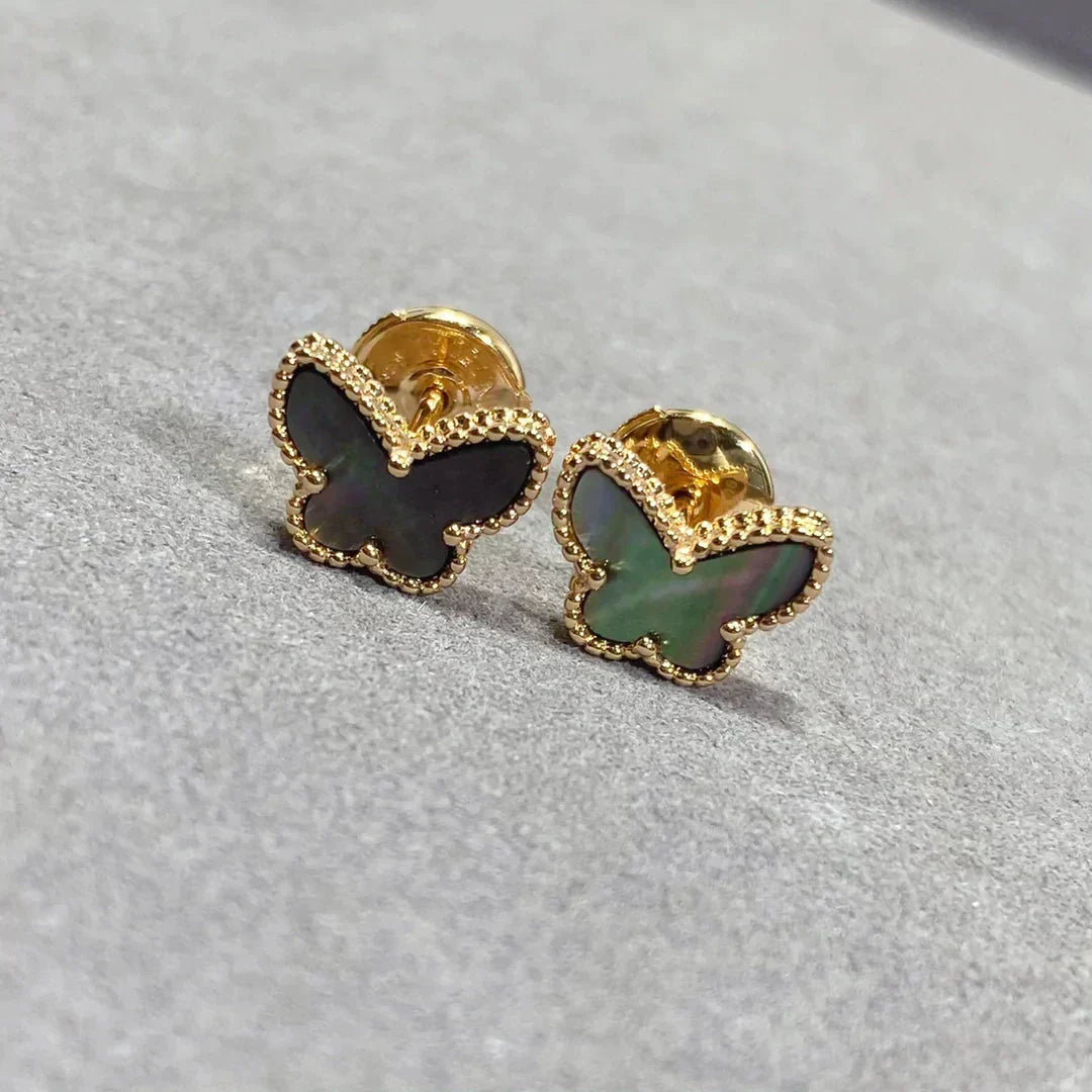 [Riva Jewelry ]BUTTERFLY DARK MOP  EARRINGS