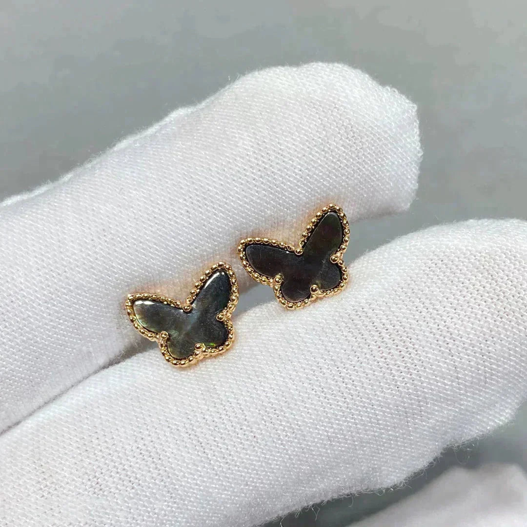 [Riva Jewelry ]BUTTERFLY DARK MOP  EARRINGS
