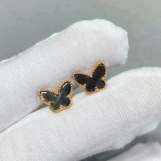[Riva Jewelry ]BUTTERFLY DARK MOP  EARRINGS