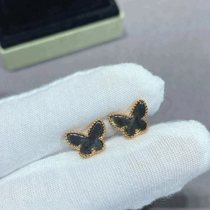 [Riva Jewelry ]BUTTERFLY DARK MOP  EARRINGS