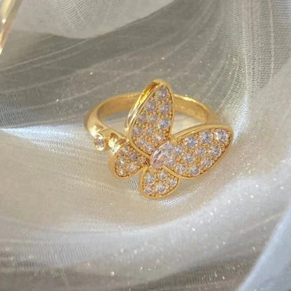 [Riva Jewelry ]BUTTERFLY DIAMOND RING
