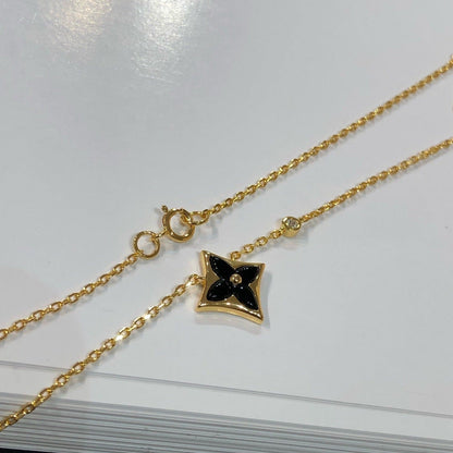 [Riva Jewelry ]STAR BLACK MOP NECKLACE
