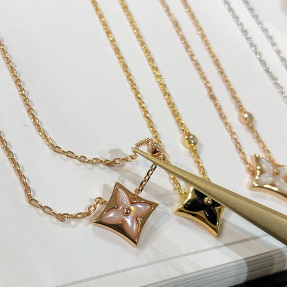[Riva Jewelry ]STAR BLACK MOP NECKLACE