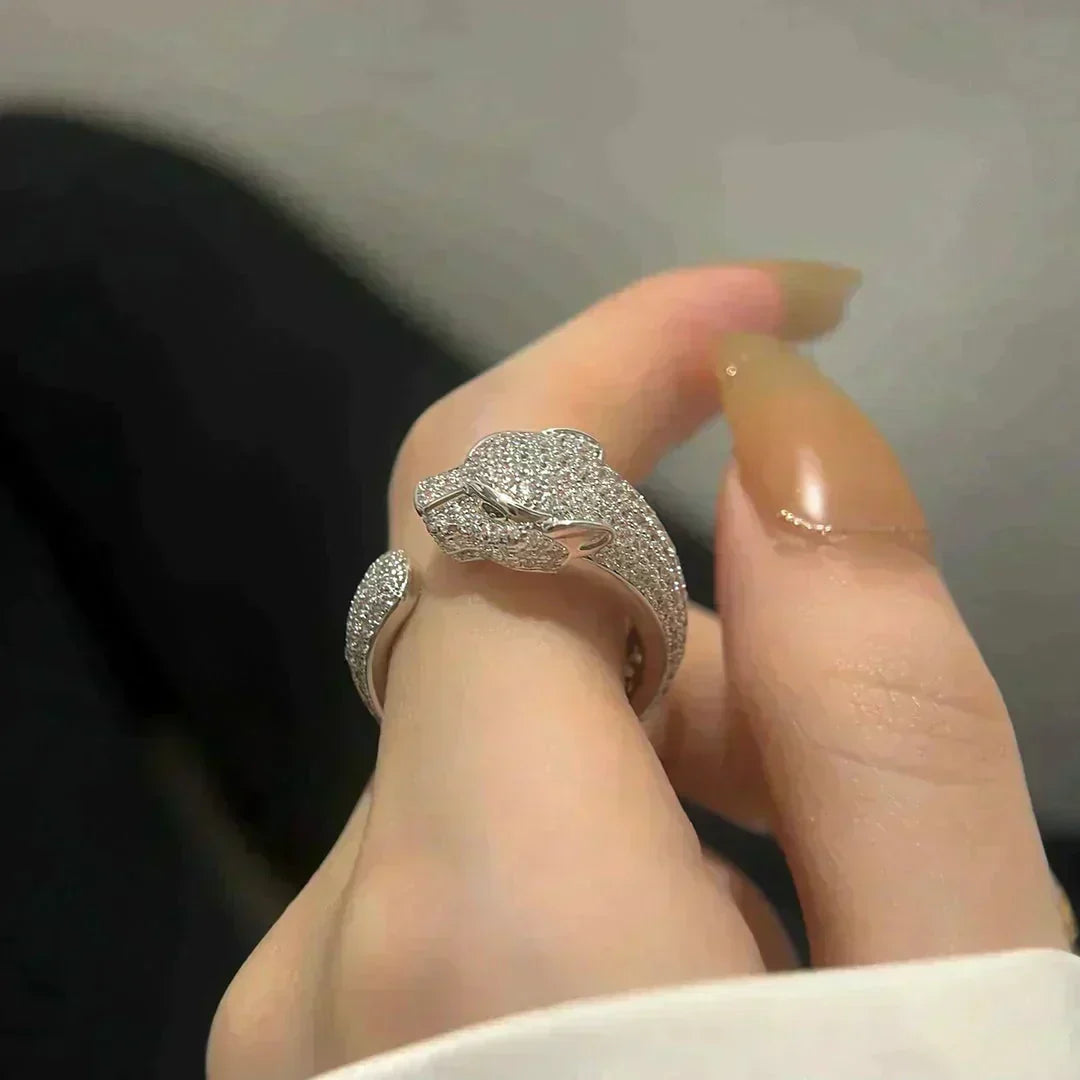 [Riva Jewelry ]PANTHERE 5.5MM ALL DIAMOND RING