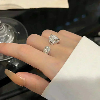 [Riva Jewelry ]PANTHERE 5.5MM ALL DIAMOND RING